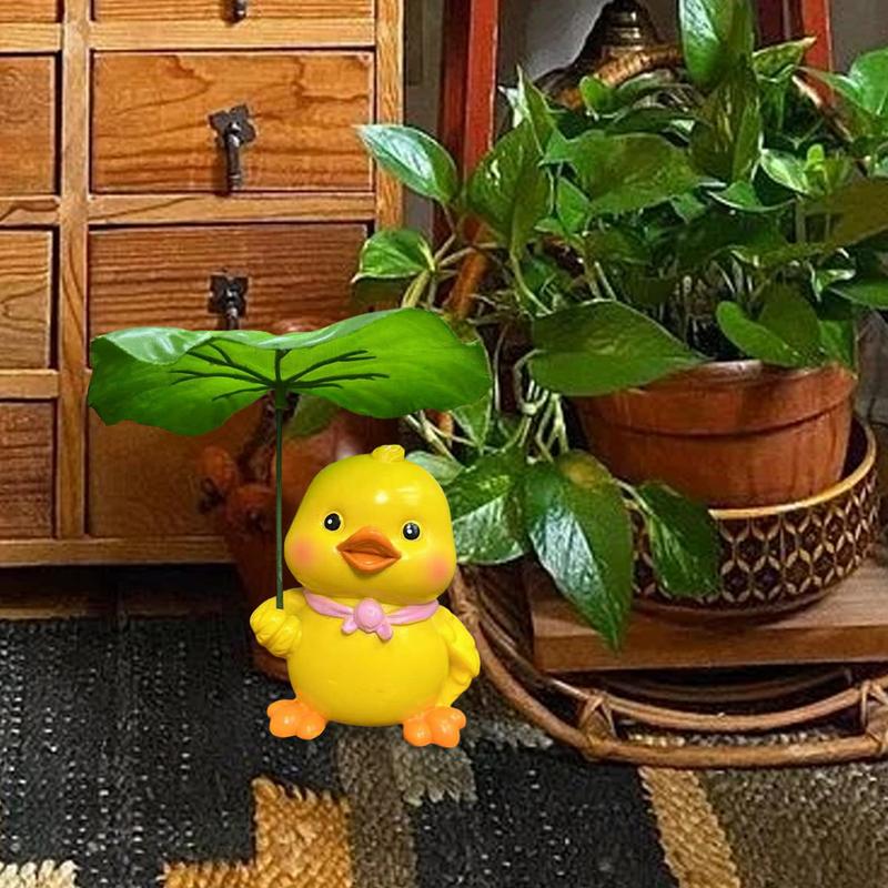 Outdoor Duck Statues Duck Garden Decoration For Outdoor Weatherproof Cute Crafts Figurine For Flower Pot Yard Balcony Lawn Patio