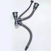 Water Blocking Double Sink Tube Stainless Steel Deodorizing Drain Pipe  Double Sinks