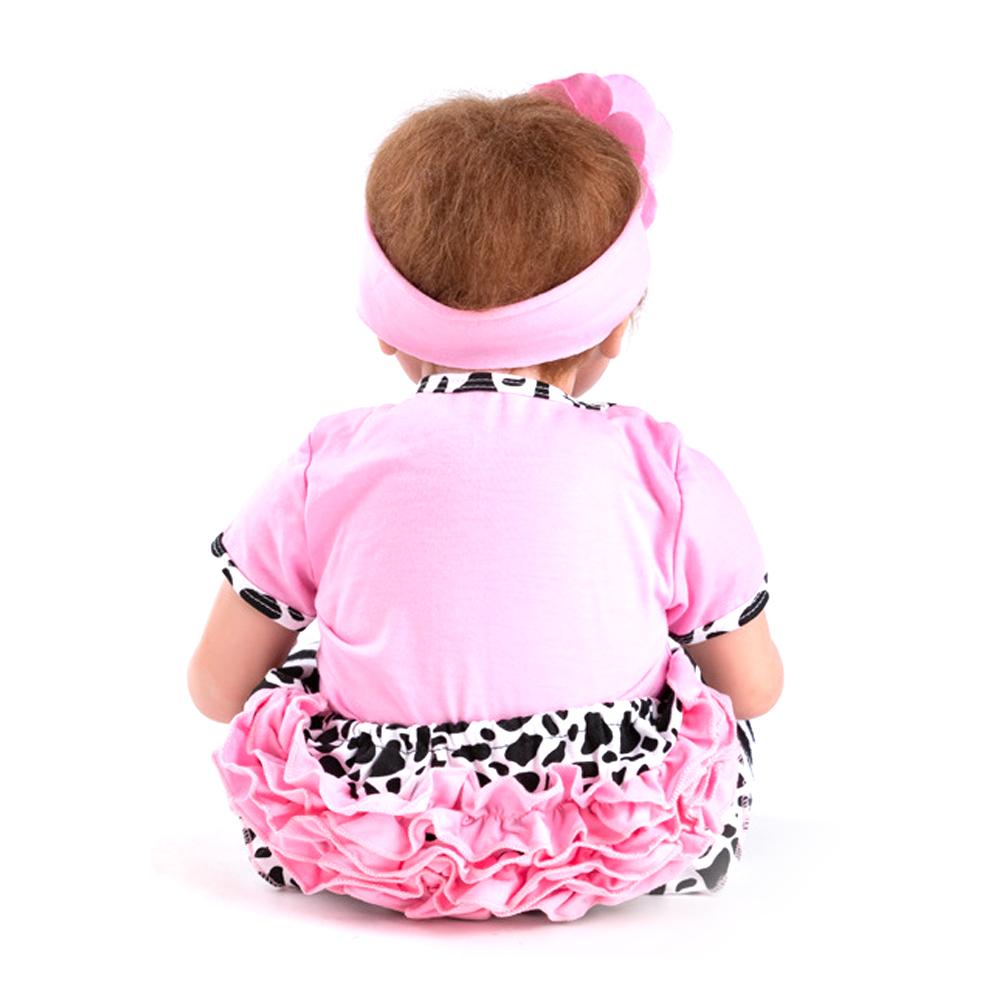 1 Set Reborn Baby Girl Dolls Clothes Girls Doll Outfits Dolls Matching Clothing
