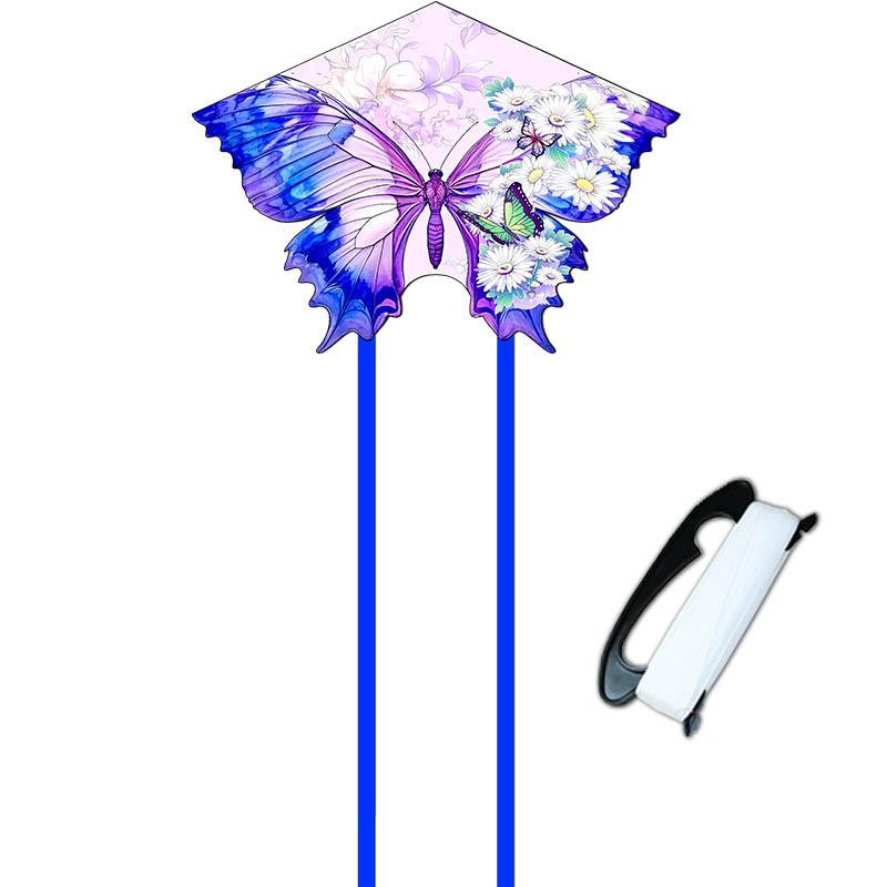 Vlieger Vlinder Met Glasvezel Frame Voor Kinderen En Volwassenen Buiten Vliegend Decor