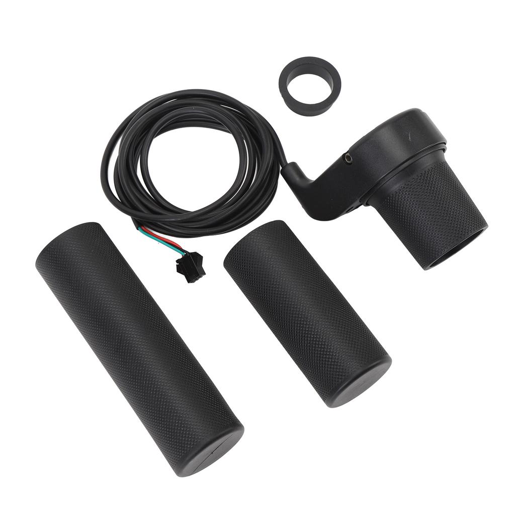 Throttle Grip Non Slip Rubber Hand Grips Electric Bike Handlebar Grip Speed Control Throttle Handle 