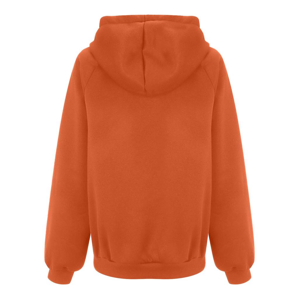 Women's Long Sleeve Oversized  Oversized Drop Shoulder Sleeves Women's Hooded Plush Sweatshirt