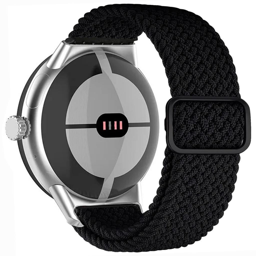 Braided Solo loop for Google pixel 3 4 2 band Accessories Smartwatch Elastic Adjustable Nylon correa bracelet Pixel Watch Strap