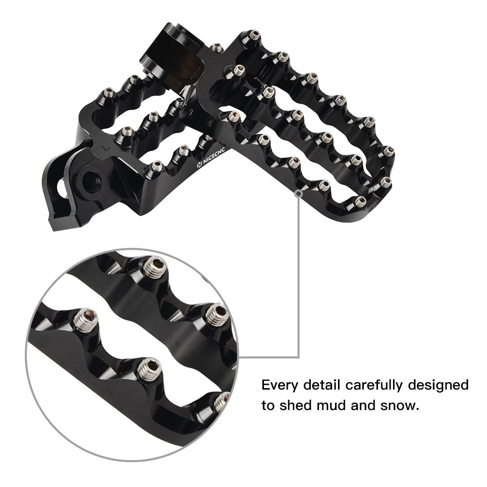 Motorcycle Footpegs FootRest For KTM 690 Enduro/R 2008-2025 690 SMC R 2019-2025 790/890 ADVENTURE/R 1290 Super Adventure/R/S/T