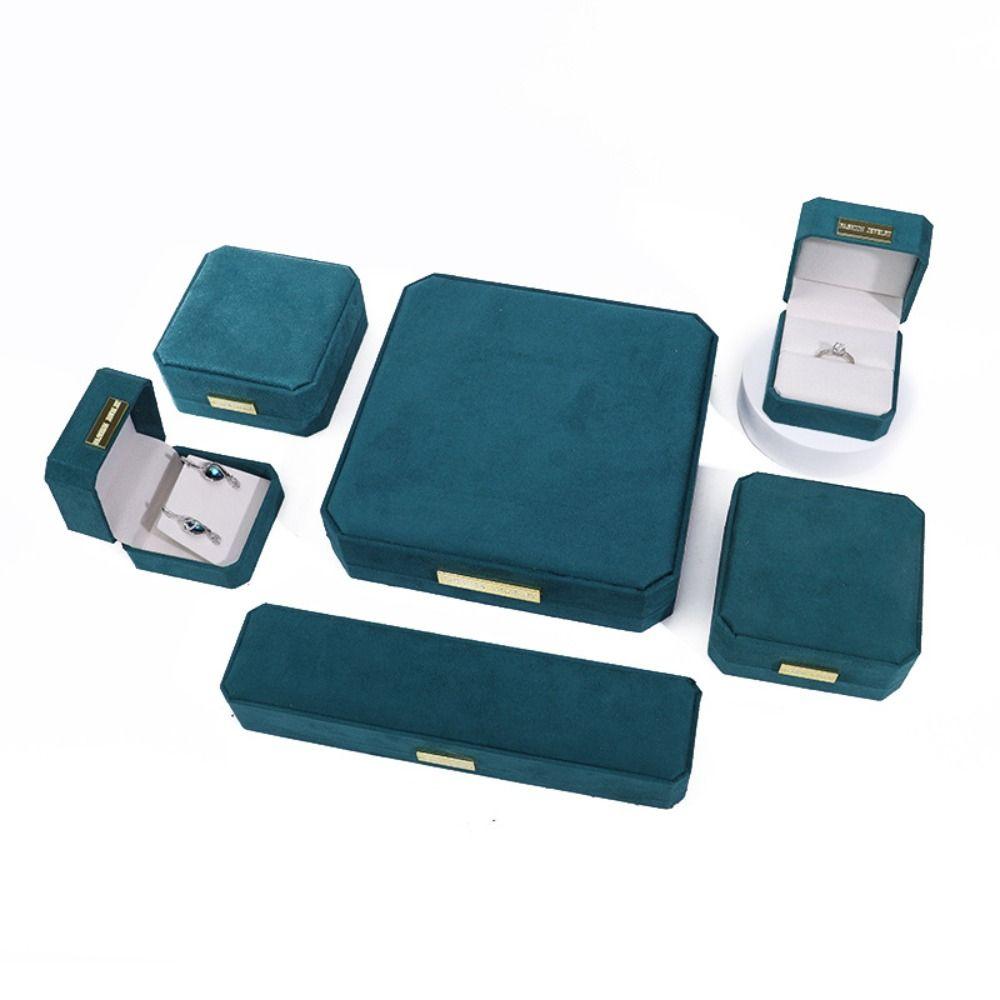 Octagonal Jewelry Display Holder Luxury Ring Bearer Box Fashion Jewelry Storage Case  Bracelet