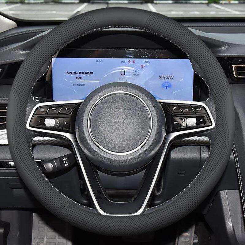 Ideale Lenkradabdeckung: Ultradünnes Echtleder, Passend für L6L7, L8L9, Ideales ONE 2025 Modell, Ganzjahresnutzung