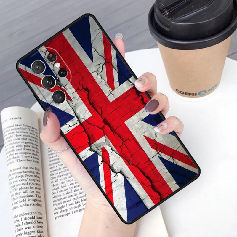 United Kingdom flag UK phone case Cover For Samsung Galaxy S24 S25 Ultra S21 S22 Ultra S10E Note 10 Plus Note 20 FE S23