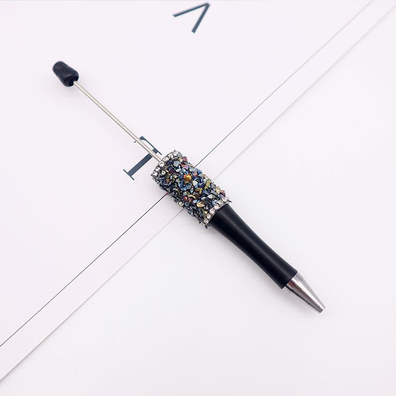 High-Quality Handmade Rhinestone Bead Stringing Pen - Cute Crystal Design for Labeling