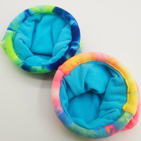 Hamster Sleeping Bag Soft Fleece Winter Warm Hideout Nest Guinea Pig Snuggle