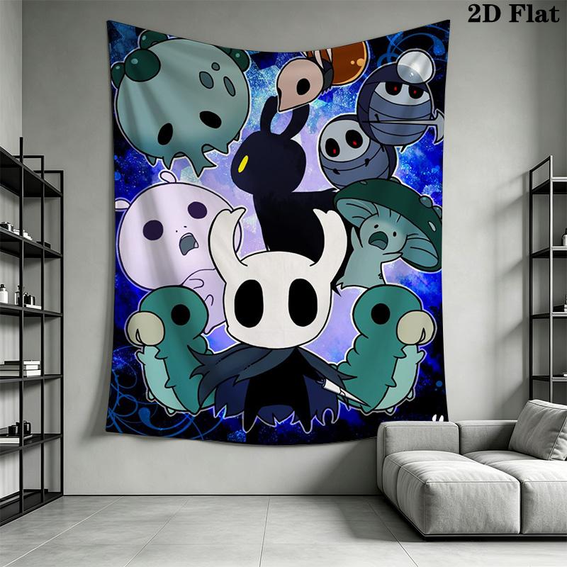 Hollow Knight Dark Fantasy Adventure Bedding 1 Duvet Cover 2 Pillowcase Without Core Christmas Birthday Gift Bedding Set