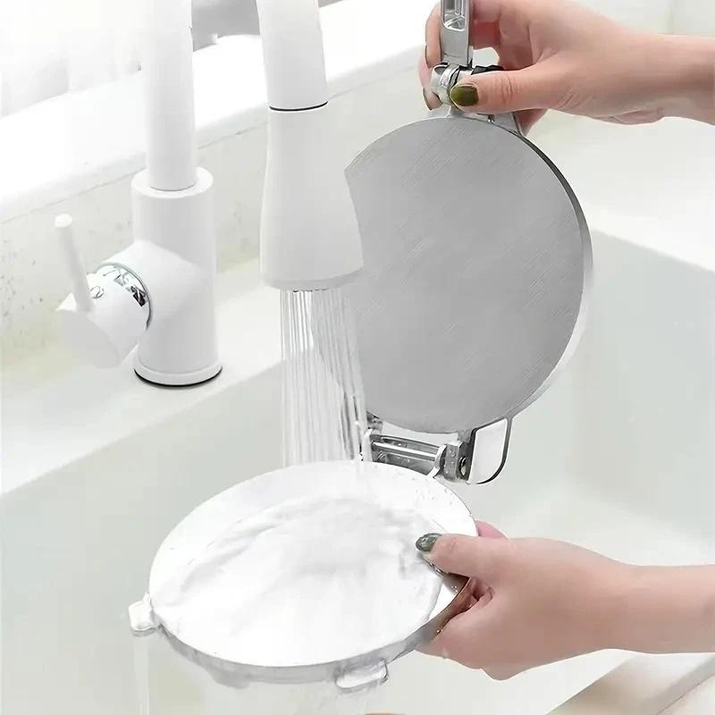 8 Inch Mexican Tortilla Press,Heavy Duty Manual Non Stick Surface, Quick 5-Second Pressing for Perfect Tortillas, Pancakes, Pizza, Indian Flatbreads
