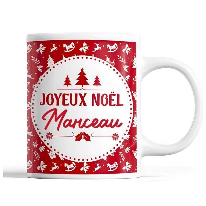 Mug - Marceau - Noël - Céramique - Rouge - 325 ml
