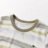 Xiangying Women's 2025 Summer Striped Contrast Short Sleeve T-Shirt