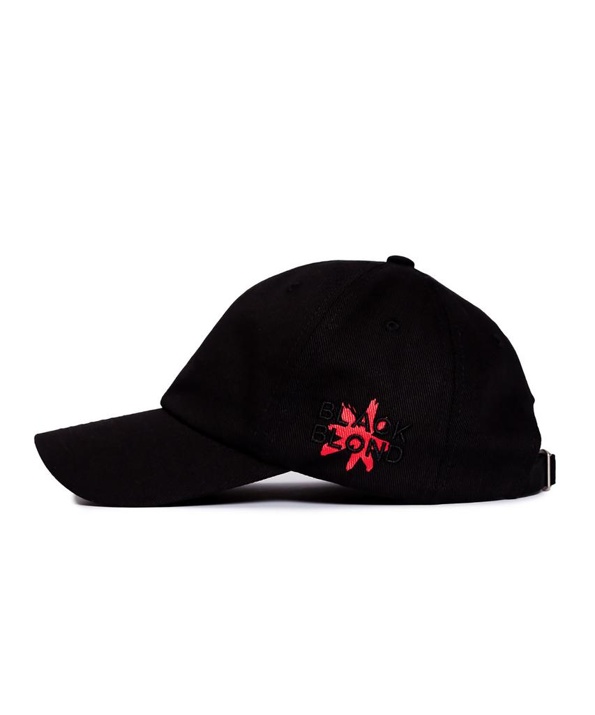 BLACKBLOND Vividi Side Logo Cap (Black/Red)