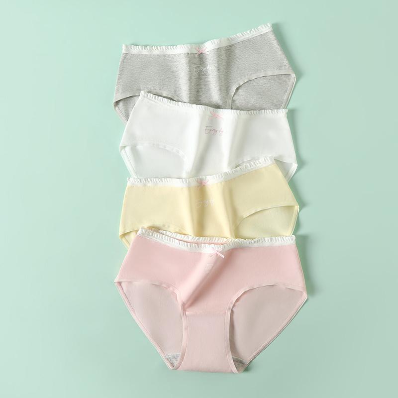 Fenteng Ke'an Cloud Xinjiang Cotton 10A Antibacterial 4-Pack 100% Cotton Crotch Breathable Girls' Underwear