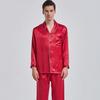 Men's Long Sleeve Silk Pajama Set - Summer Mulberry Silk Homewear 1188