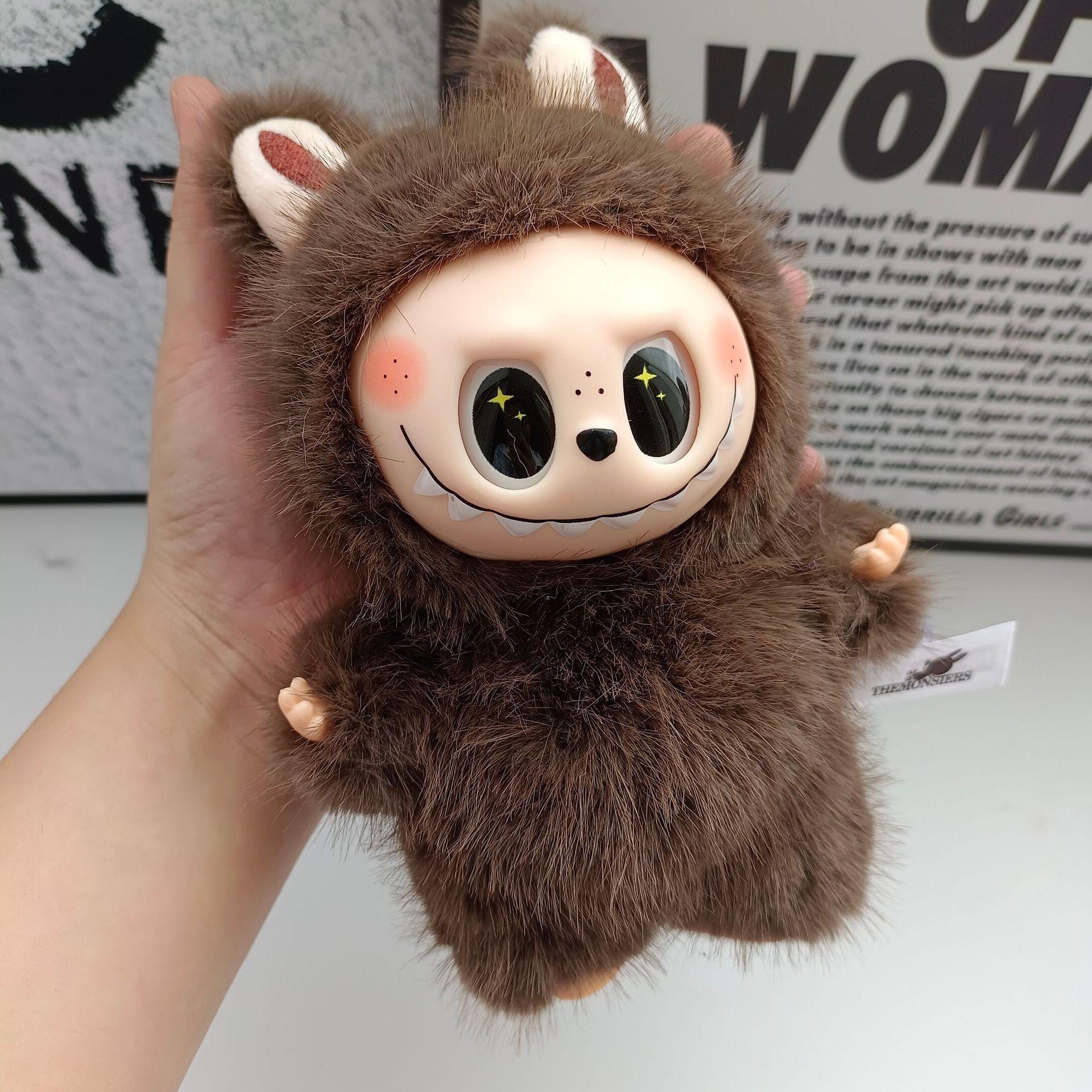 

Плюшевий Q Милий Цукровий Клей Обличчя Сумка Підвіска Макарон Сліпа Коробка