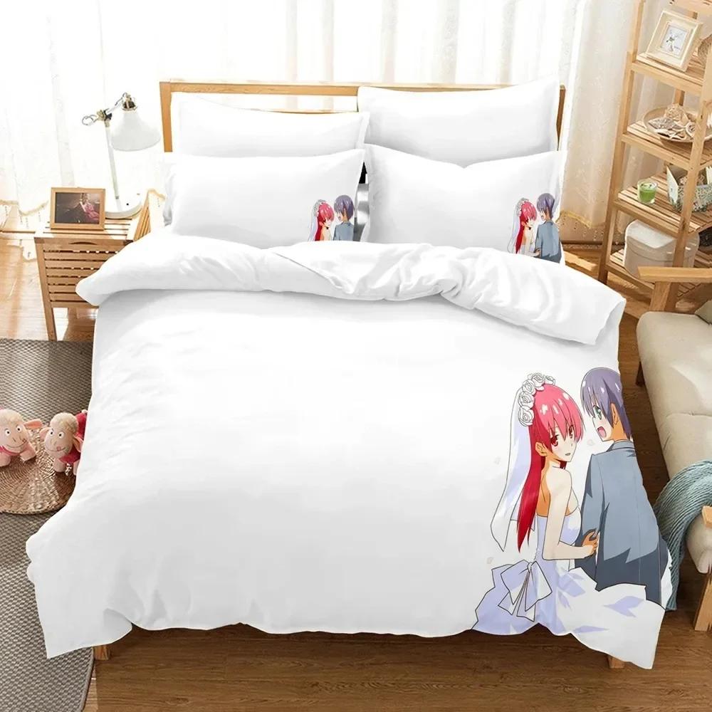 Anime TONIKAWA Fly Me to the Moon - Conjunto de Edredom, Capa de Edredom e Fronhas Confortável para Cama Infantil - Decoração para Quarto - Artigos para Casa