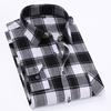 Pure Cotton Men's Plaid Shirt Long Sleeve Regular Fit Men Casual Oversized Shirt Leisure Autumn Male Blouse New Plus Size 11XL