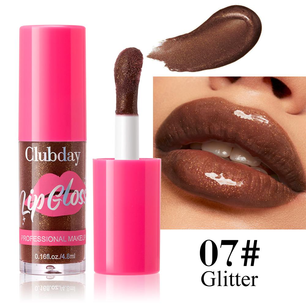 12-color multi-color lip gloss, moisturizing and easy to apply.