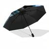 1pc Siberian Husky, Blue Eyes Automatic Open/Close Umbrella - Compact Travel Umbrella with 8-Rib Durable Frame, Lightweight & Portable Design z31
