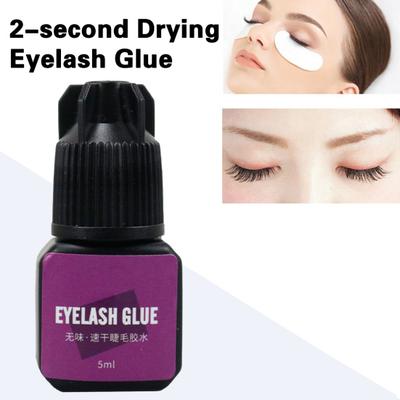 5ML Eyelash Extension Glue Waterproof Long-Lasting Quick-Drying Adhesive False Lashes Glue Grafting Lashes No Irritant Makeup