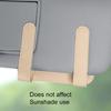 Leather Car Sunglasses Holder Expansion Space Sun Visor Storage Box Creativity Car Glasses Clip