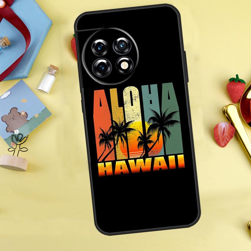 Aloha Beach Life Hawaii Cover For OnePlus 13R 13 12 12R 11 10 Pro 8T 10T OnePlus Nord 4 CE 2 3 Lite N30 N10 N20 Case