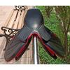 Leather Jumping/Close Contact, Double Flap Changeable Gullets Saddle, Size 17", 17.5",18"