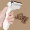 Brushing Comb for Matted Hair Removal, Dematting Tool With Metal Teeth and Textured Handle for Long-Hair Brushing Use