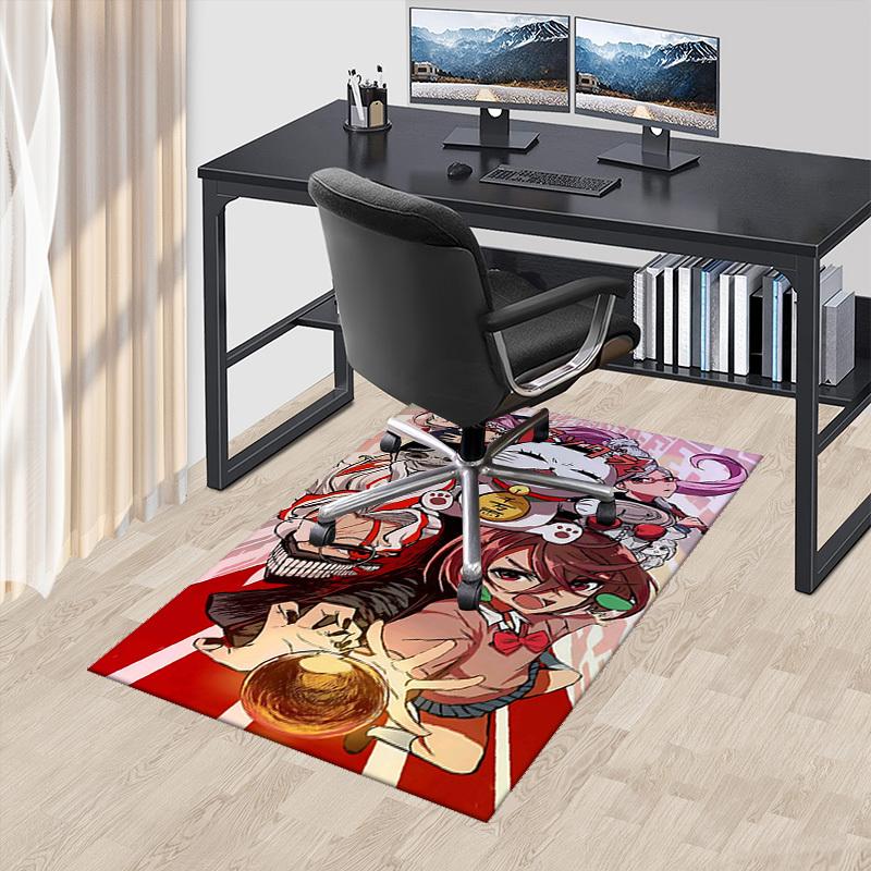 

1pc Anime Cat Chair Mat: Cute Cartoon Design for Office, Home Decor - Perfect Gift for Anime Lovers!U080 60cm by 90cm