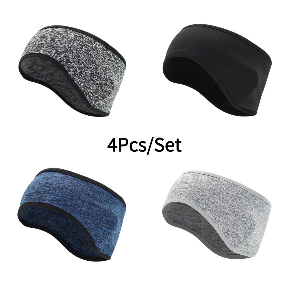Warm Set Head Wraps Sport Earmuff for Women Outdoor Sports Ponytail Headbands Winter Windproof Ear Warmer Running Headbands