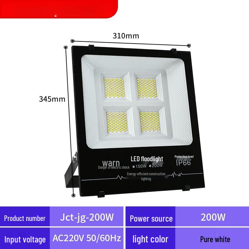 Heavy-Duty 200W LED Floodlight