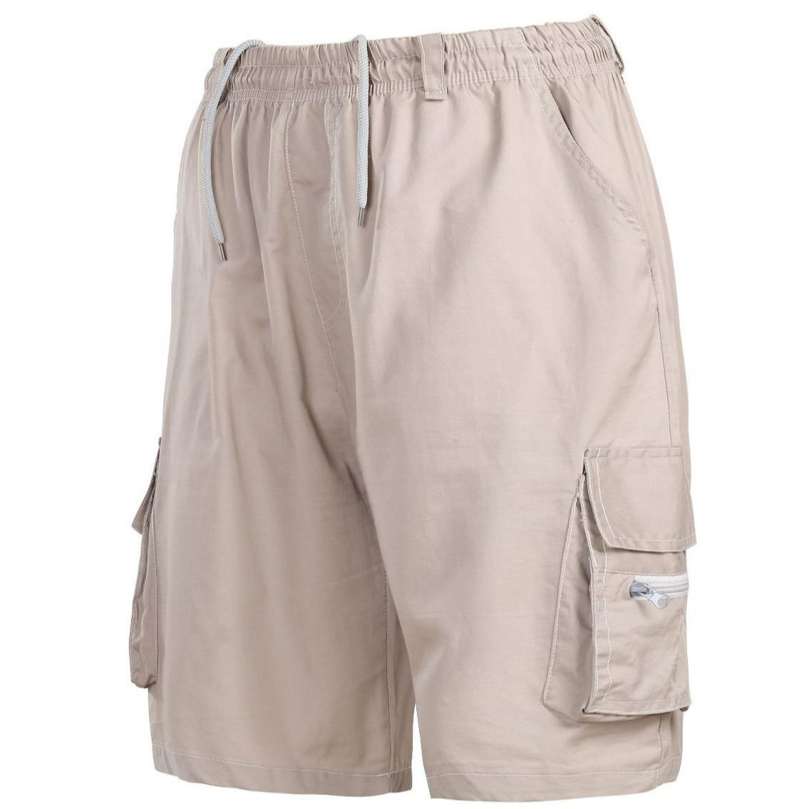 

Мужские рабочие шорты тонкие летние многокарманные повседневные пляжные спортивные шорты для активного отдыха 3XL абрикосовый