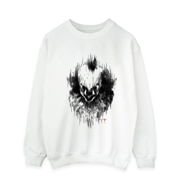 It Chapter 2 Mens Pennywise Blur Sweatshirt