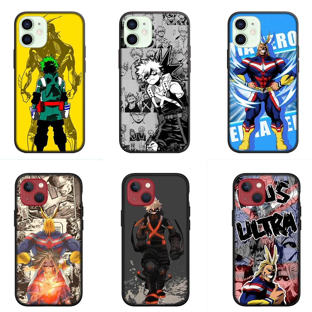 Midoriya Izuku My Hero Academia All Might Handyhülle für Apple iPhone 15 14 Plus 13 12 Mini Pro Max + 13Pro 14+ 15+ Weiche Hülle