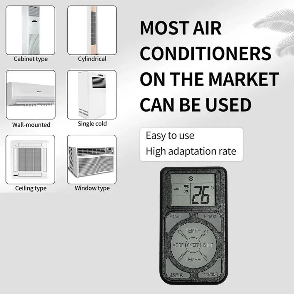 Universelle Klimaanlagen-Fernbedienung Mit Leuchtenden Tasten Klimaanlagen-Fernbedienung Kompatibel mit Allen Großen Klimaanlagen