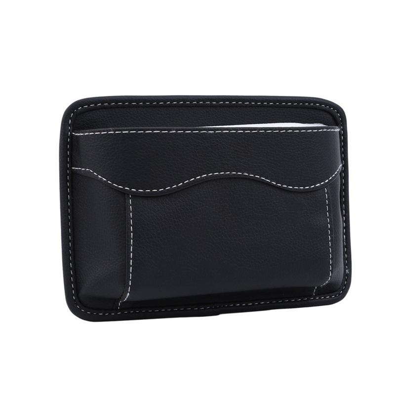 Car Seat Gap Filler PU Leather Auto Console Side Storage Boxes Car Front Seat Gap Organizer Multifunctional Dropping Blocker Bag