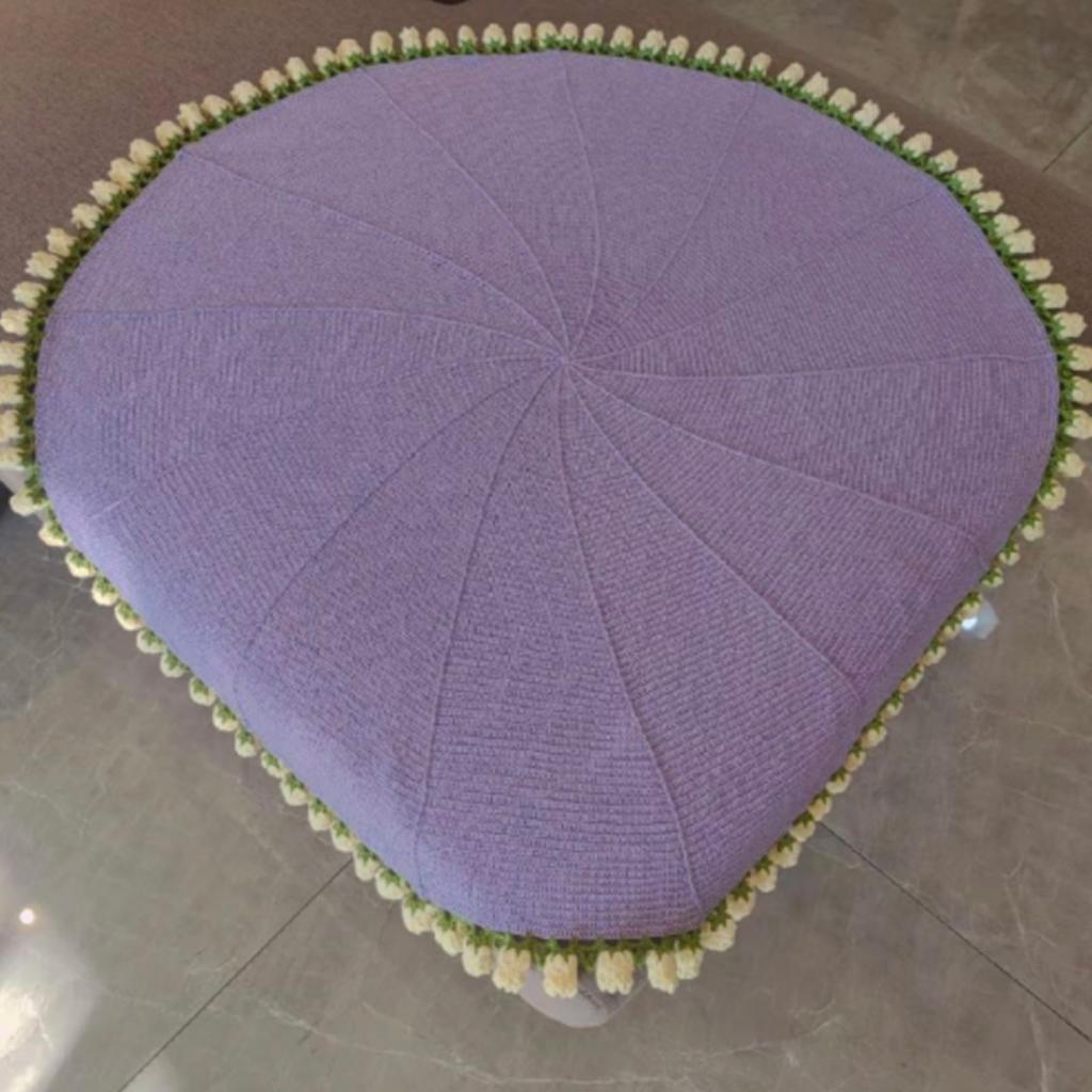 Bouquet Blanket Crochet DIY Thread Set Craft Knitting Set Crafts Creative Handmade Elegant Crochet Starter Kit