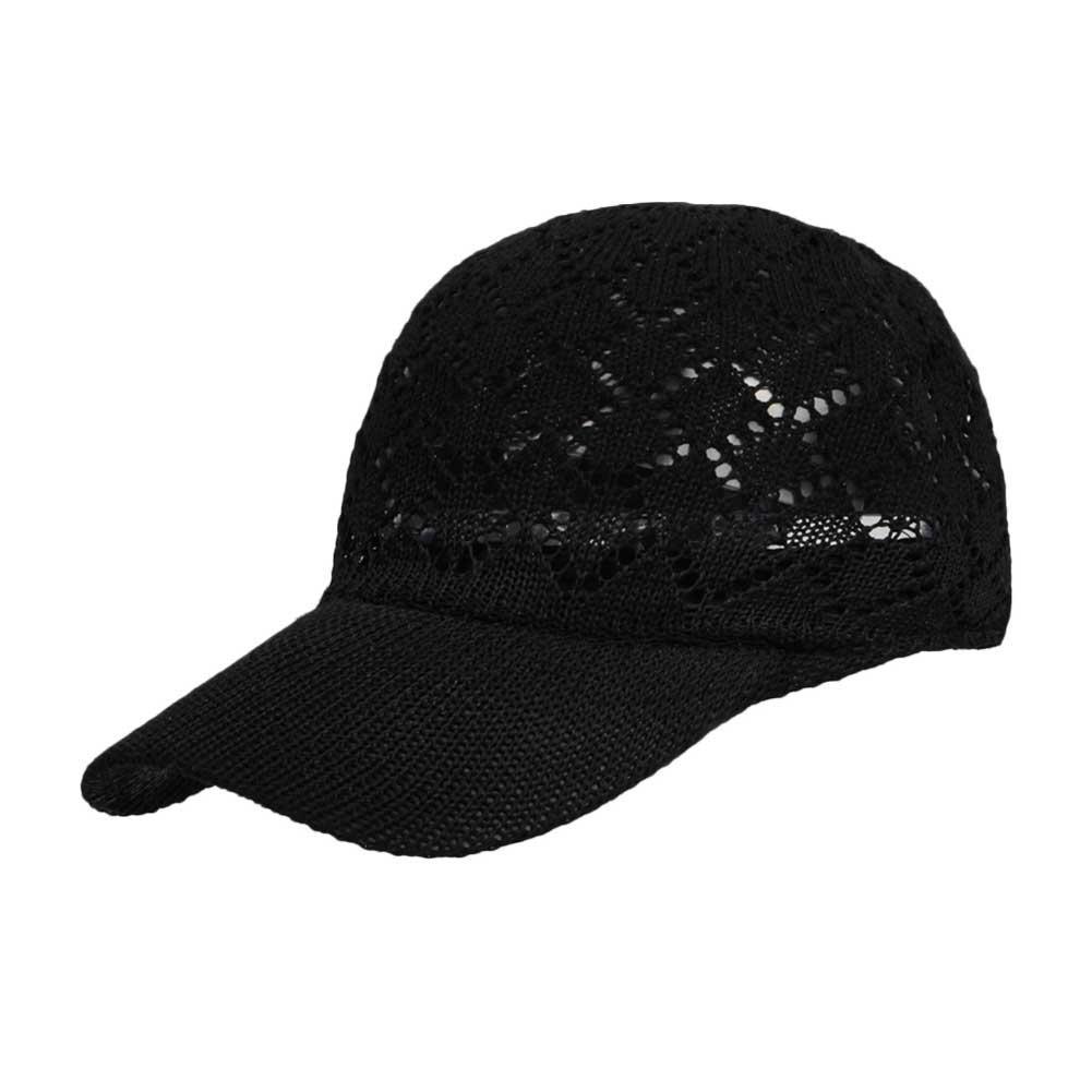Buy 2022 Summer Hollowed Mesh Baseball Cap Women Fashion Outdoor Cap