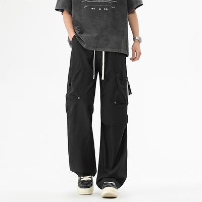 Working Pants American Men's New Spring and Autumn Loose Straight Straight Pants High Street Charge Trousers