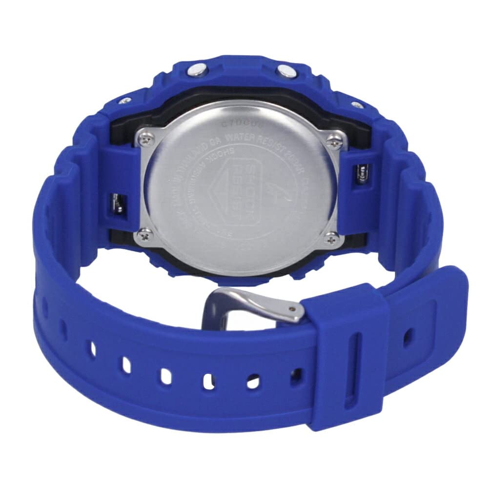 CASIO Casio G-SHOCK G-Shock 5600 SERIES Watch Men's Waterproof Digital Blue Orange Black DW-5610SC-2 [Item]