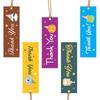 Clickedin - Multi Designs Rectangle Shape Thank You Packaging Tags 50 Pieces,Paper, Pack of 1