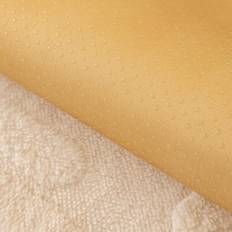 Copridivano Shu Velveteen Leaves Copridivano Nordico Ispessito Monocolore Tipo L Antiscivolo Semplicità Protezione Divano per Soggiorno