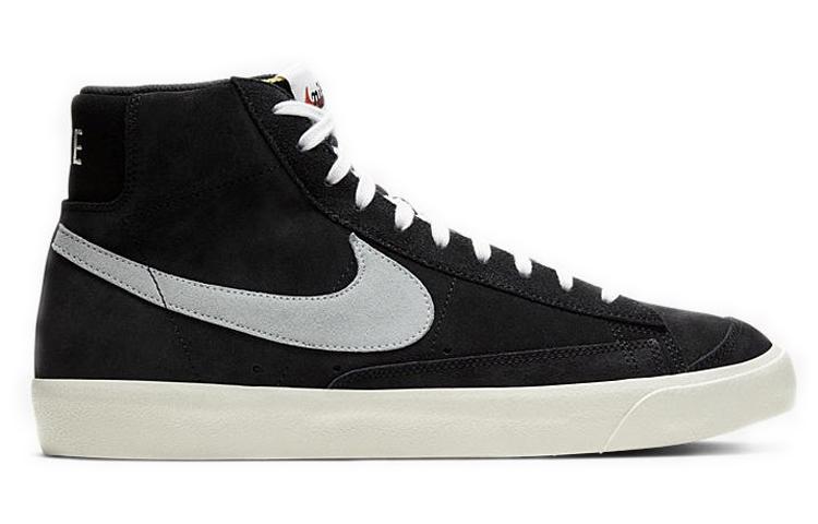 Men's Sneakers Nike Blazer Mid 77 Black Suede Black/White