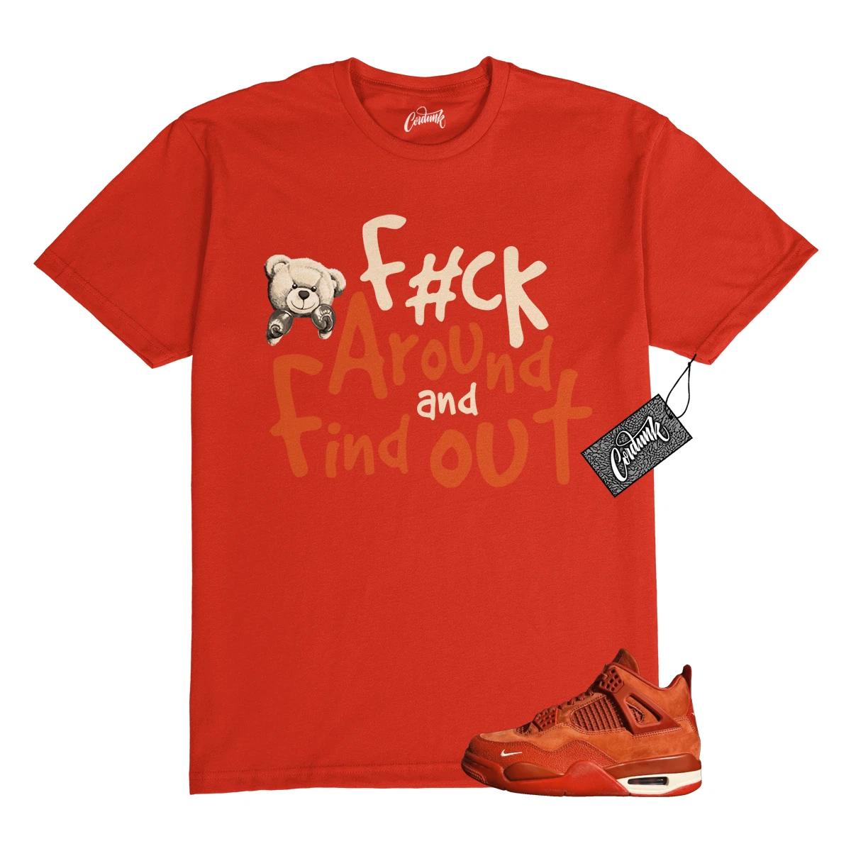 4 Brick By Brick Cinnabar Firewood Orange T Shirt Match FCK 4XL