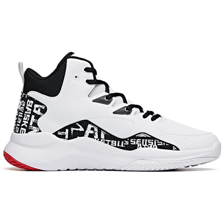 ANTA Basketball Collection Basketball Shoes Men's High top Anta White/University Red/Black 91731132-13