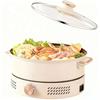 Multifunktionaler Elektro-Hot Pot und Grill mit großer Kapazität zum Shabu-Shabu-Kochen