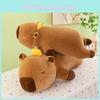 Lounge Plush Capybara Pillow Cozy Bedrest Companion Snuggle Sleep Stuffed Toy