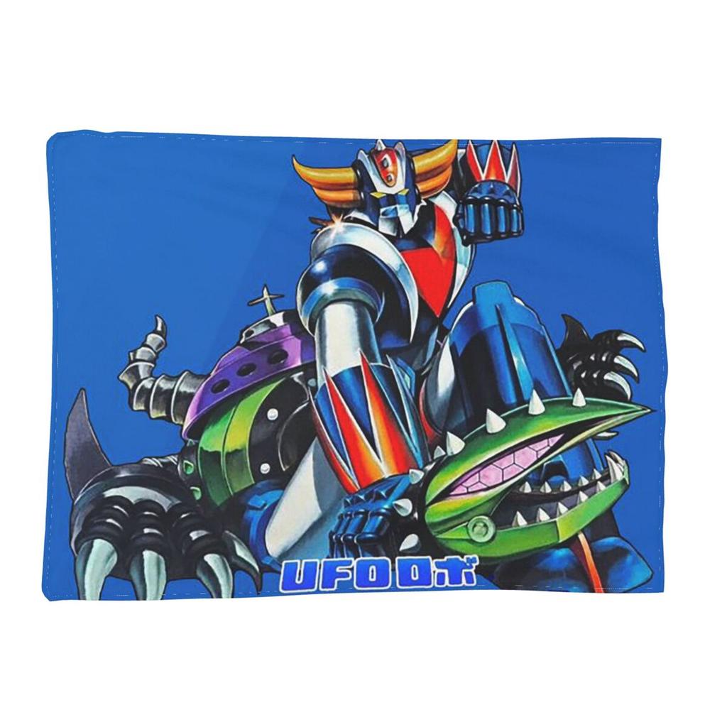 Mazinger Z UFO Robot Grendizer Blanket Soft Warm Flannel Throw Blanket Bedding for Bed Living room Picnic Travel Home Couch